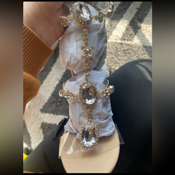 Charlotte Jeweled Gladiator Heels - Picture 3 of 3